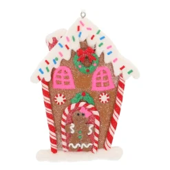 Pastel Gingerbread House Ornament
