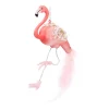 Pink Flamingo Ornament For A Tropical Christmas