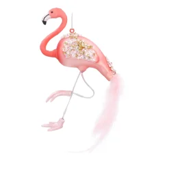 Pink Flamingo Ornament For A Tropical Christmas