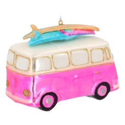 Pink Glass Ornament Hippie Van: For A Summery Christmas