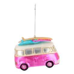 Pink Glass Ornament Hippie Van: For A Summery Christmas