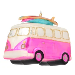 Pink Glass Ornament Hippie Van: For A Summery Christmas