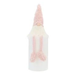 Pink Gnome With Dangling Legs