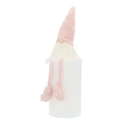 Pink Gnome With Dangling Legs
