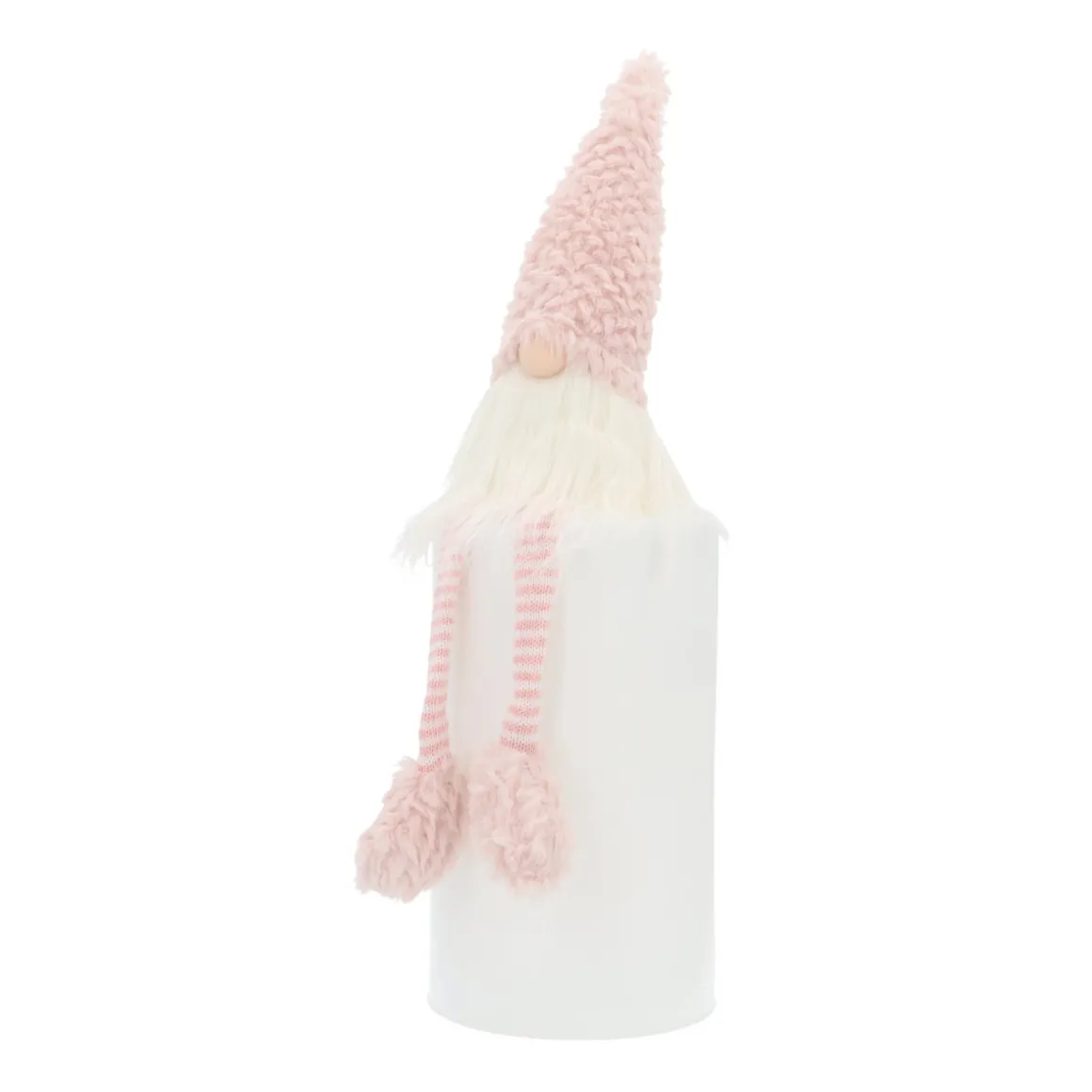 Pink Gnome With Dangling Legs