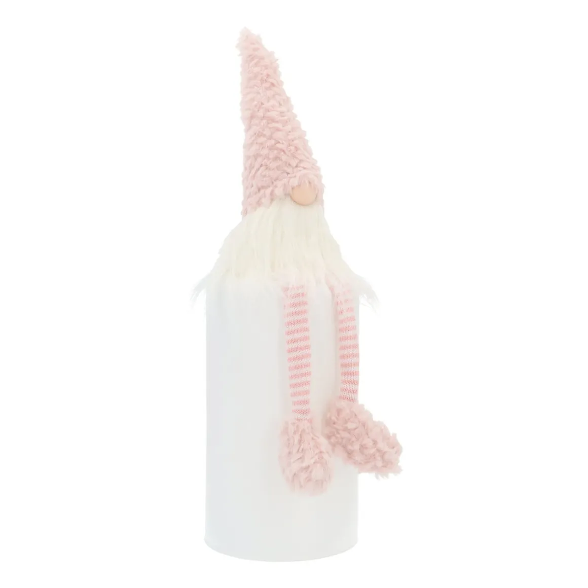 Pink Gnome With Dangling Legs