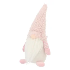 Pink Gnome With Funny LED Hat