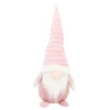 Pink Gnome With Light-Up Hat And Cheerful Outfit