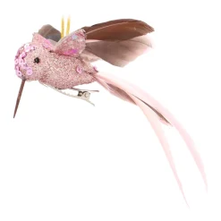 Pink Hummingbird With Playful Wings