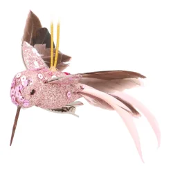 Pink Hummingbird With Playful Wings