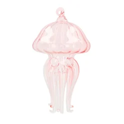 Pink Jellyfish Christmas Ornament | Glass | 12 Cm