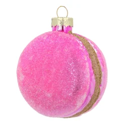 Pink Macaron Christmas Ornament