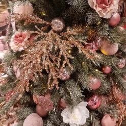 Pink Shimmery Sequin Branch | 43 Cm