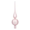 Pink Tree Topper | Matt | Glass | 27 Cm