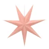 Pink Velvet Paper Star Lantern 60 Cm