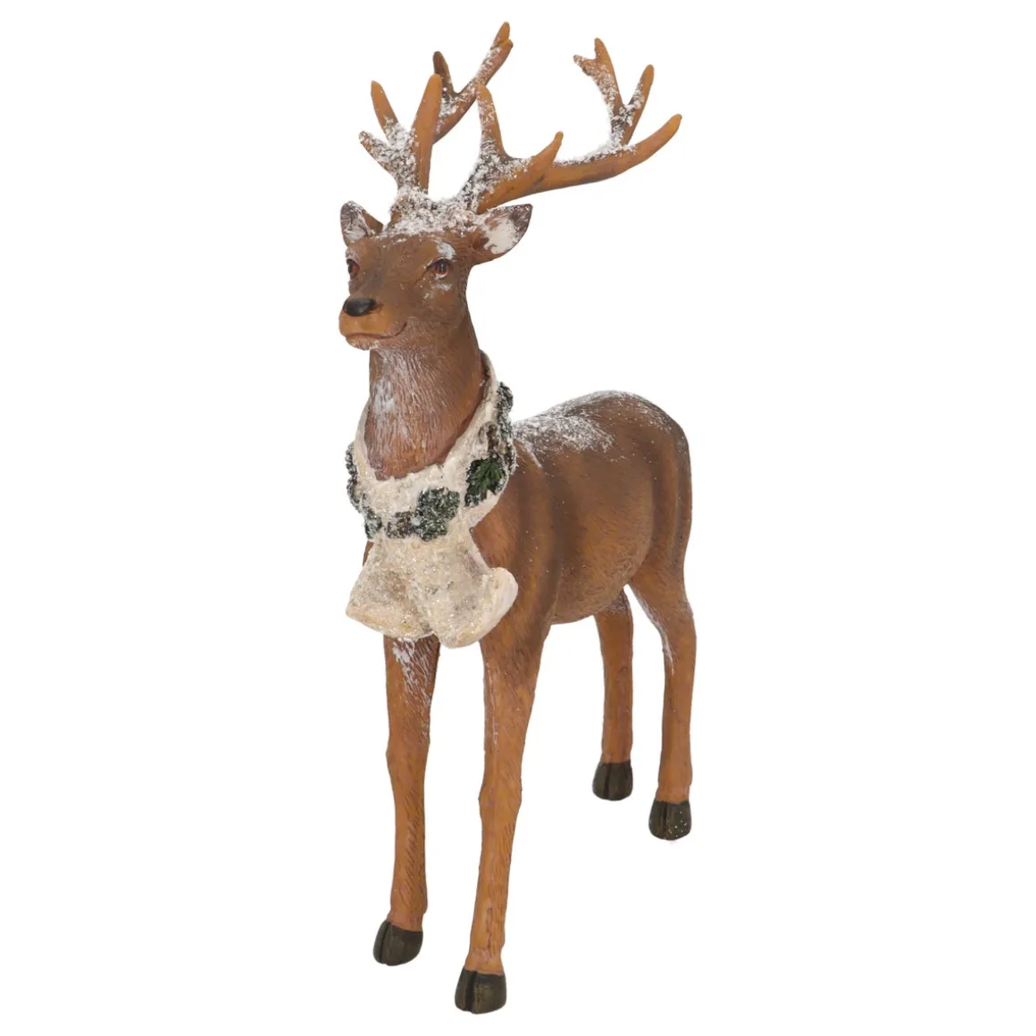Polyresin Deer Figurine With Scarf