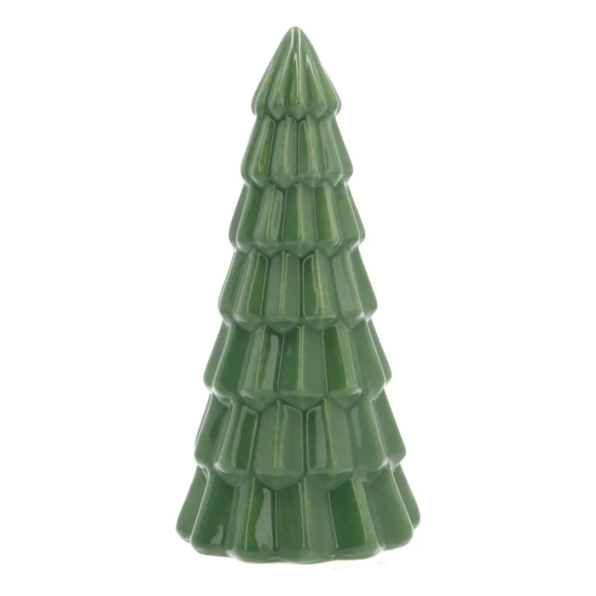 Porcelain Christmas Tree | Green | 21 Cm