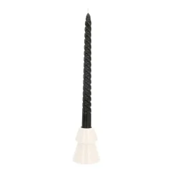 Porcelain Christmas Tree Candle Holder | White | 10 Cm