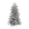 Pre-lit Snowy Christmas Tree Djill Pine 215cm
