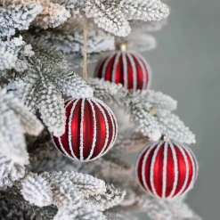 Pre-lit Snowy Christmas Tree Djill Pine 215cm