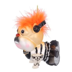 Punk Bulldog Ornament For A Cool Christmas Tree
