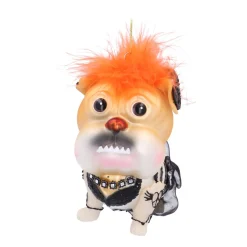 Punk Bulldog Ornament For A Cool Christmas Tree