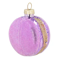 Purple Macaron Christmas Ornament