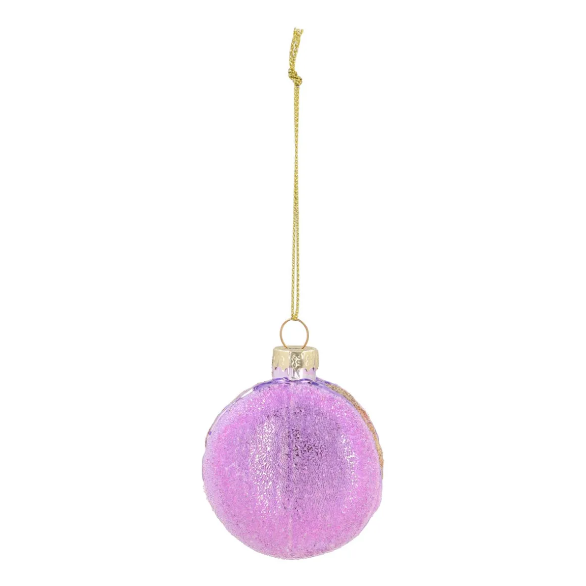 Purple Macaron Christmas Ornament