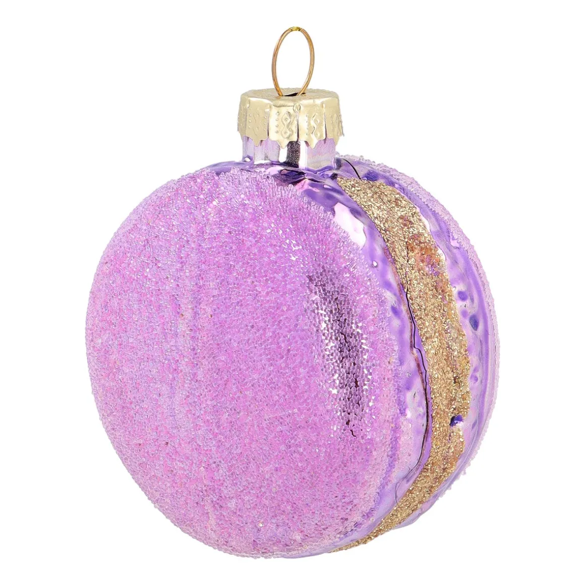 Purple Macaron Christmas Ornament
