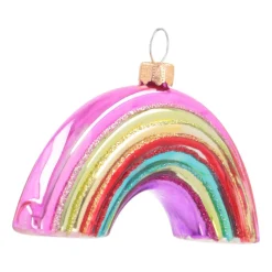 Rainbow Christmas Ornament | Glass | Multi | 12cm