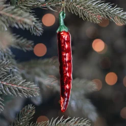 Red Chili Pepper Ornament For Foodies