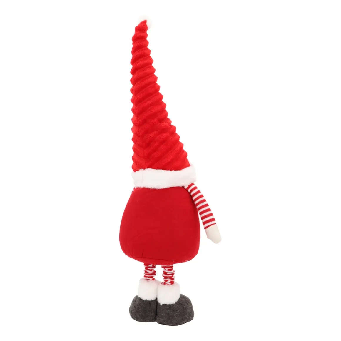 Red Gnome With LED Hat And Extendable Legs