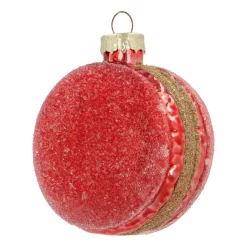 Red Macaron Christmas Ornament