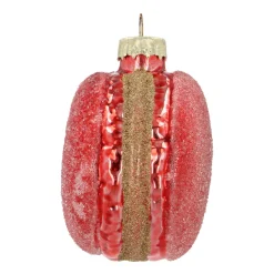 Red Macaron Christmas Ornament