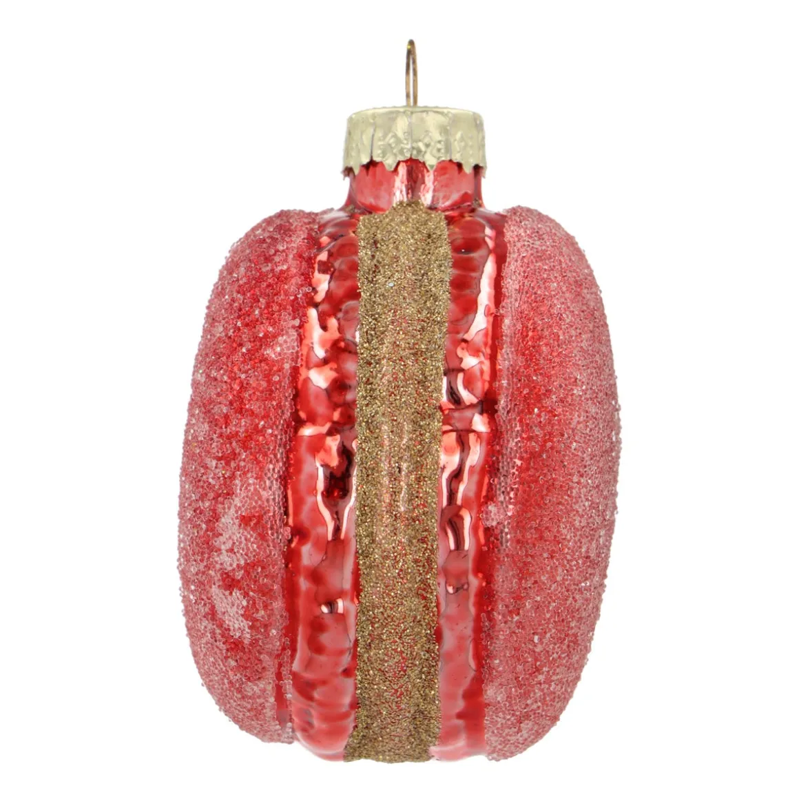 Red Macaron Christmas Ornament