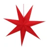 Red Velvet Paper Star Lantern 60 Cm