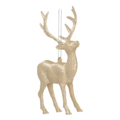Reindeer Christmas Ornament | Champagne | 15 Cm