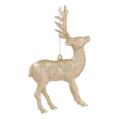 Reindeer Christmas Ornament | Champagne | 15 Cm