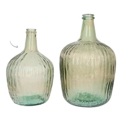 Round Vase From Recycled Glass