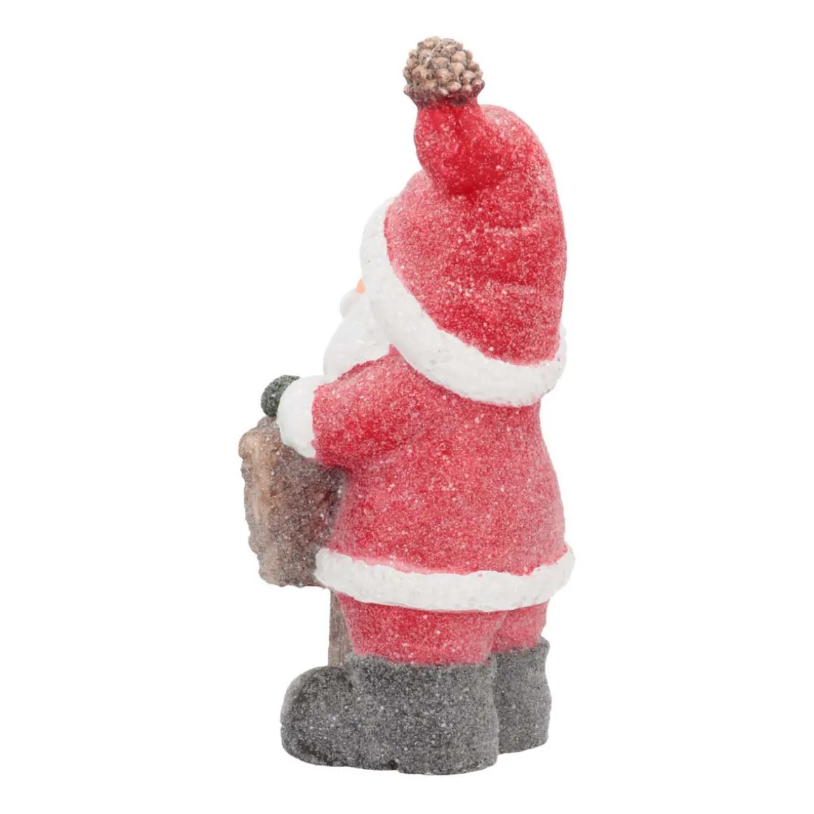 Santa Figure With 'Welcome' | Red | LED Lighting | 49cm