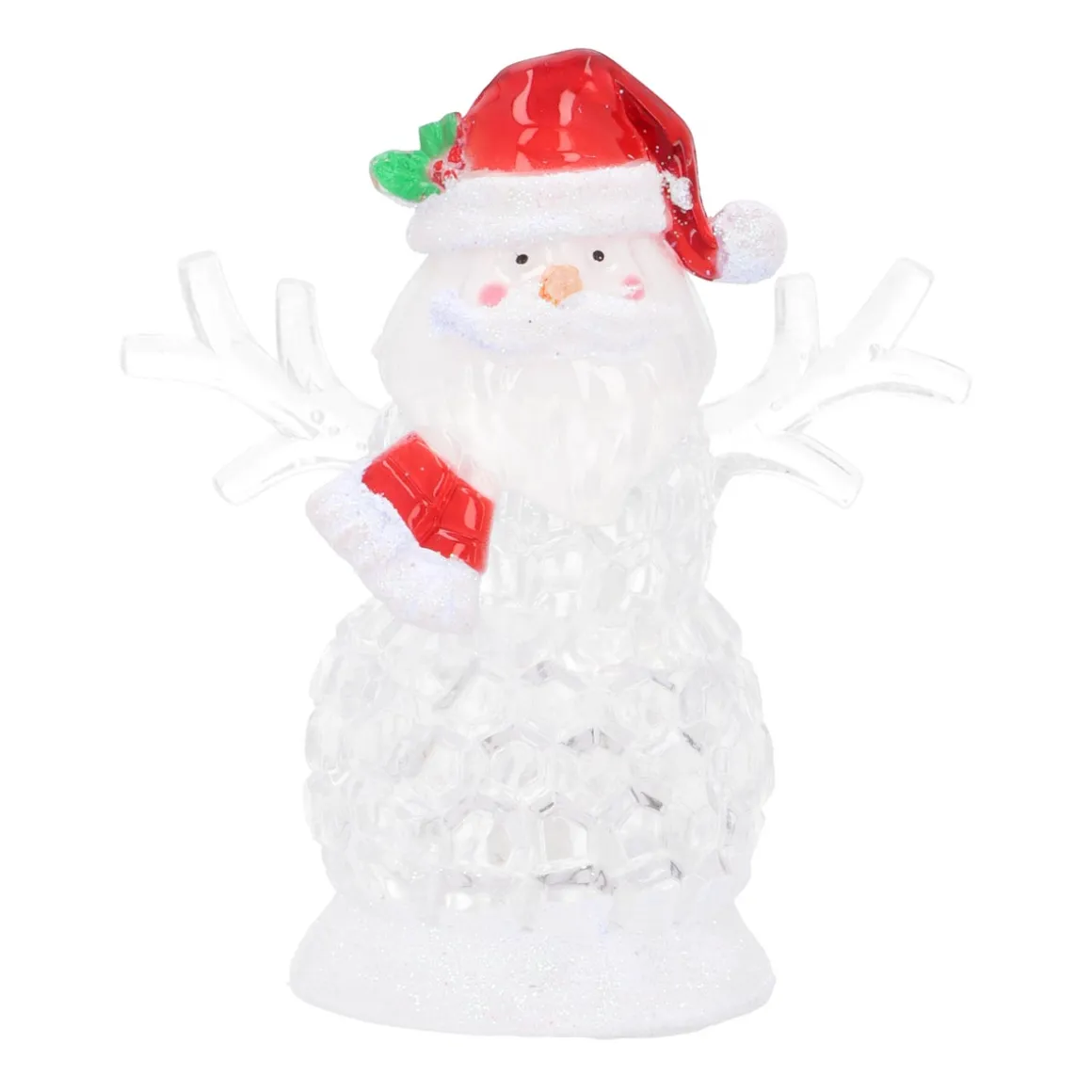 Santa With Multicolor LED Lights