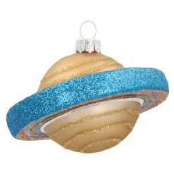 Saturn Christmas Ornament | Glass | 10 Cm