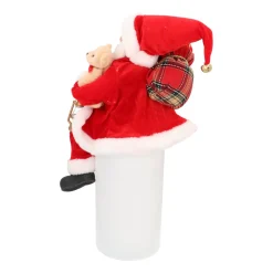 Seated Santa Claus | Red-white | 45cm /18in | Cloth