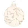 Serene Wool White Bauble For Scandinavian Style