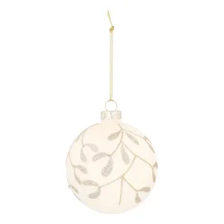Serene Wool White Bauble For Scandinavian Style