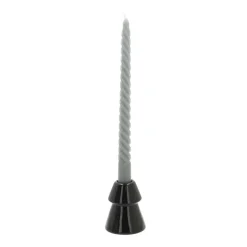 Set Of 4 Cottage Green Twist Candles | 25 Cm