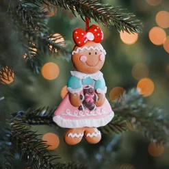 Shatterproof Christmas Ornament Gingerbread Woman | 12 Cm