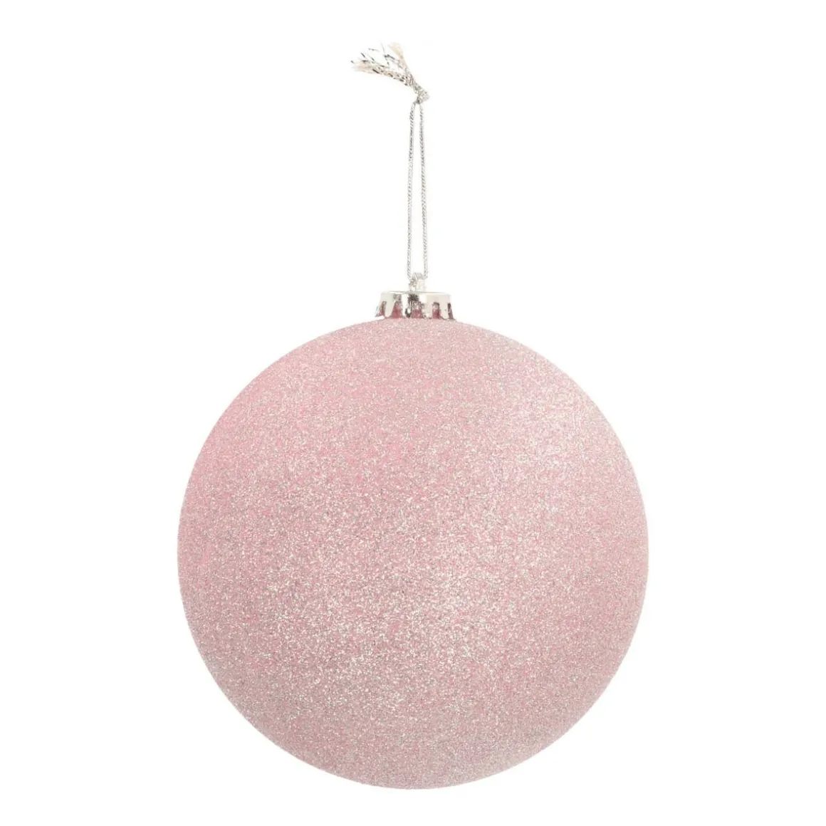 Shatterproof XL Bauble | Pink | Glitter | 15 Cm
