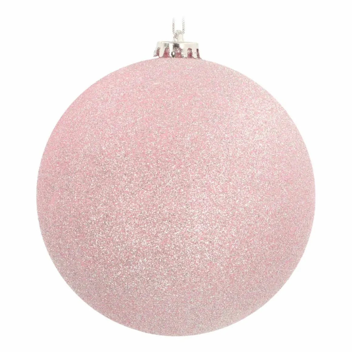 Shatterproof XL Bauble | Pink | Glitter | 15 Cm