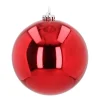 Shatterproof XL Christmas Bauble Red 15 Cm